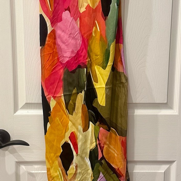 Anthropologie Conditions Apply Elva Printed Midi Slip Dress - Picture 7 of 7